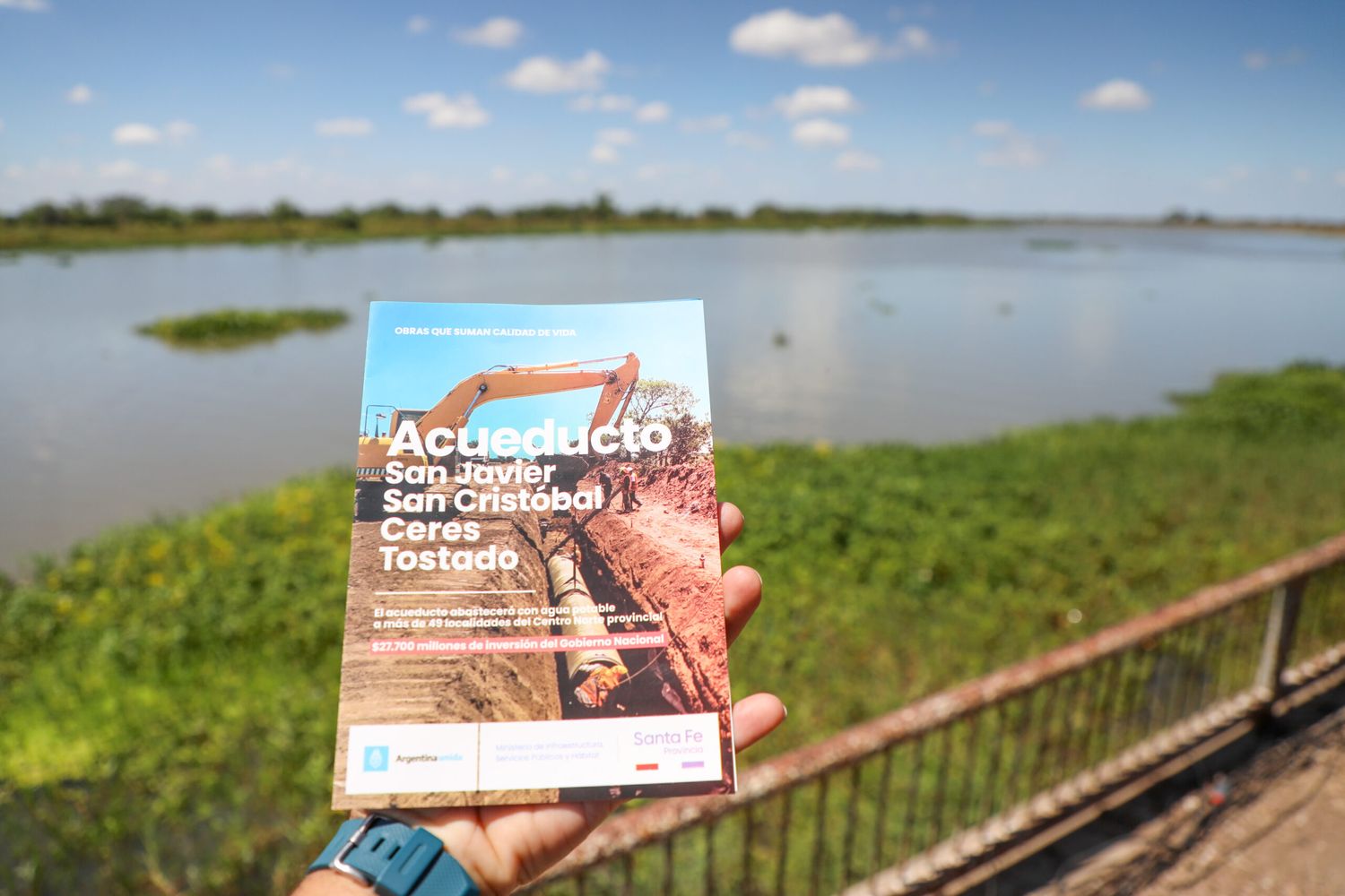 Avance decisivo en la obra del acueducto San Javier – Tostado