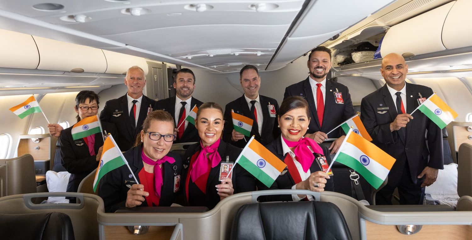 Qantas conecta a Australia con el sur de la India