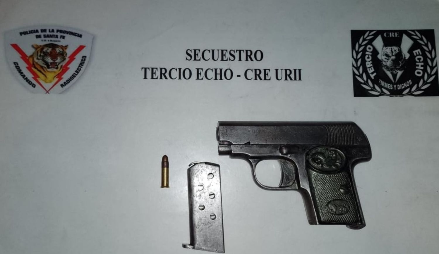 Secuestraron armas de fuego y detuvieron a quienes las portaban en diferentes operativos