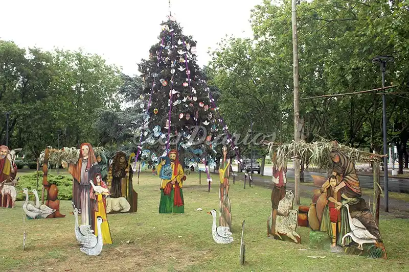 Árbol de Navidad. En la Plaza