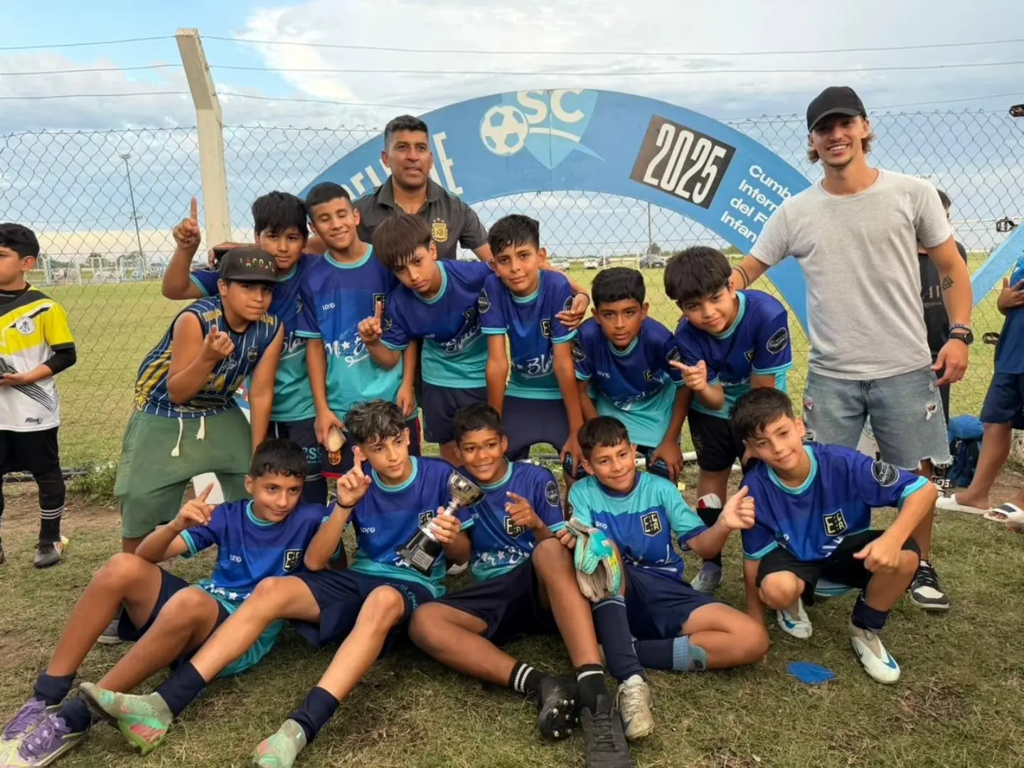 Excelentes jornadas de fútbol infantil intercolegial organizadas por la Crema.Foto:Prensa AR