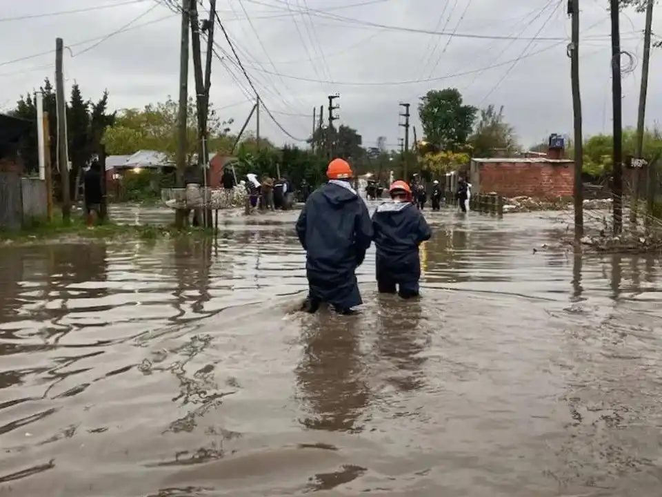 El temporal afectó a gran parte del norte bonaerense.