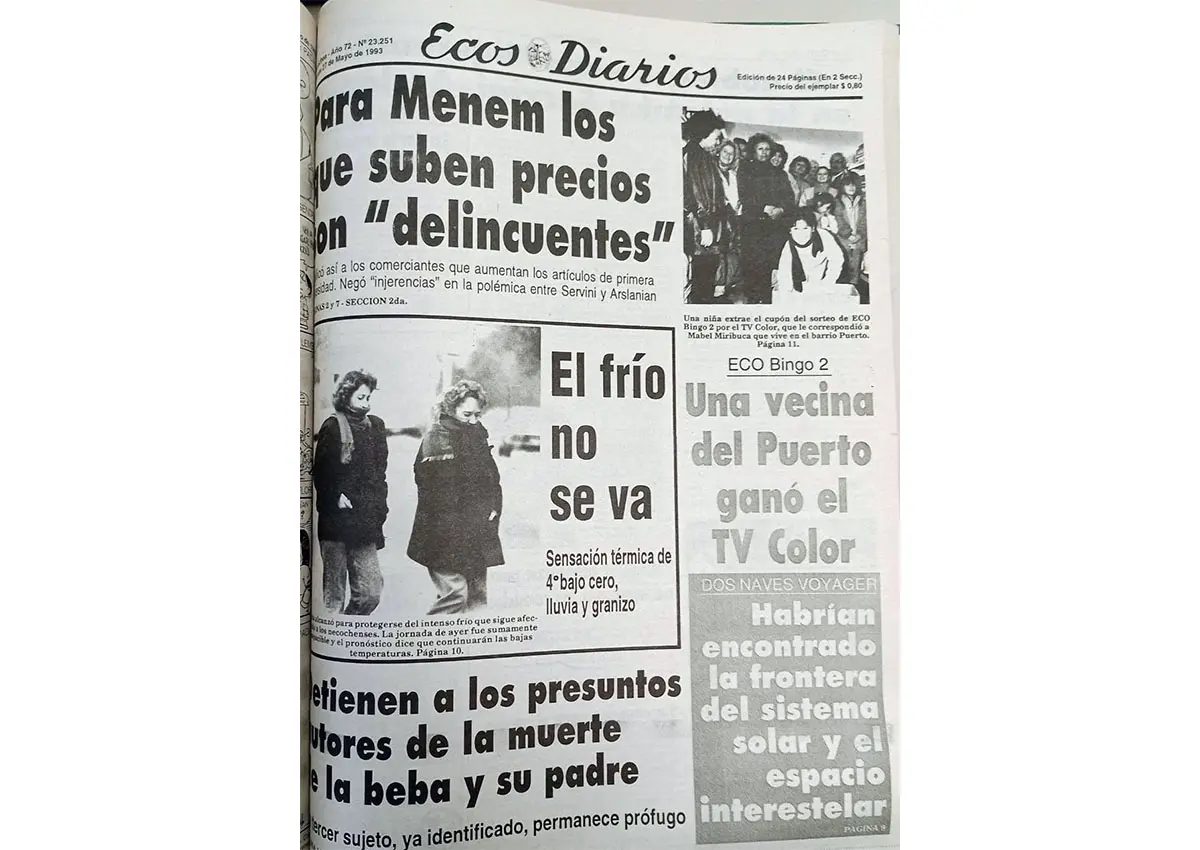 Jueves 27 de mayo de 1993