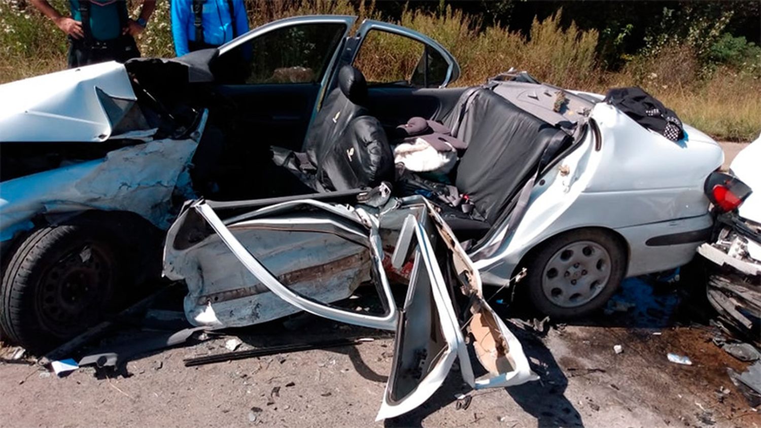 Falleció un entrerriano en un violento choque en Campana: un bebé está grave