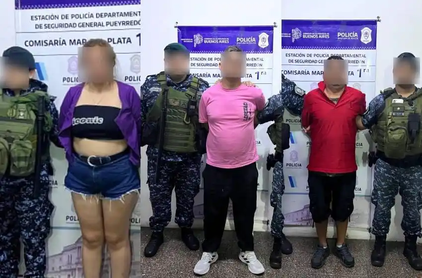 También tenían cuatro celulares de los cuales no pudieron explicar su procedencia.