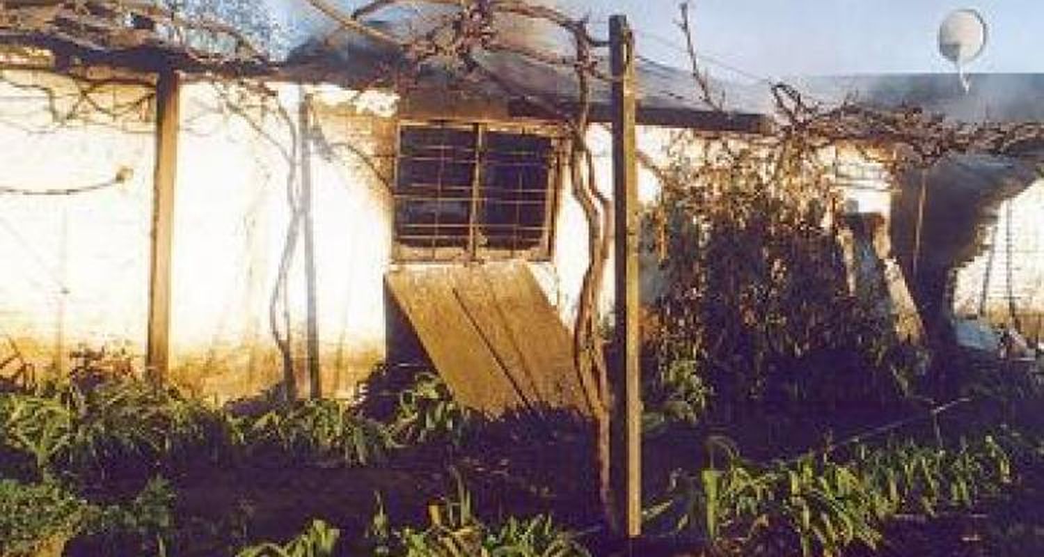 Trágico incendio en una vivienda rural