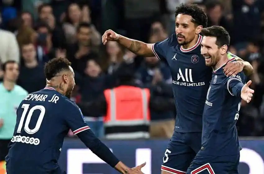 Con un extraordinario gol de Messi, PSG igualó en casa y gritó campeón