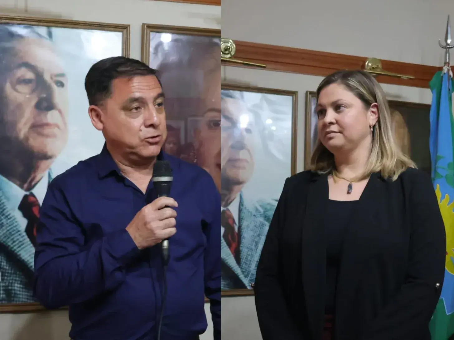 Juan Carlos Agüero y Antonela Marino juraron este miércoles.