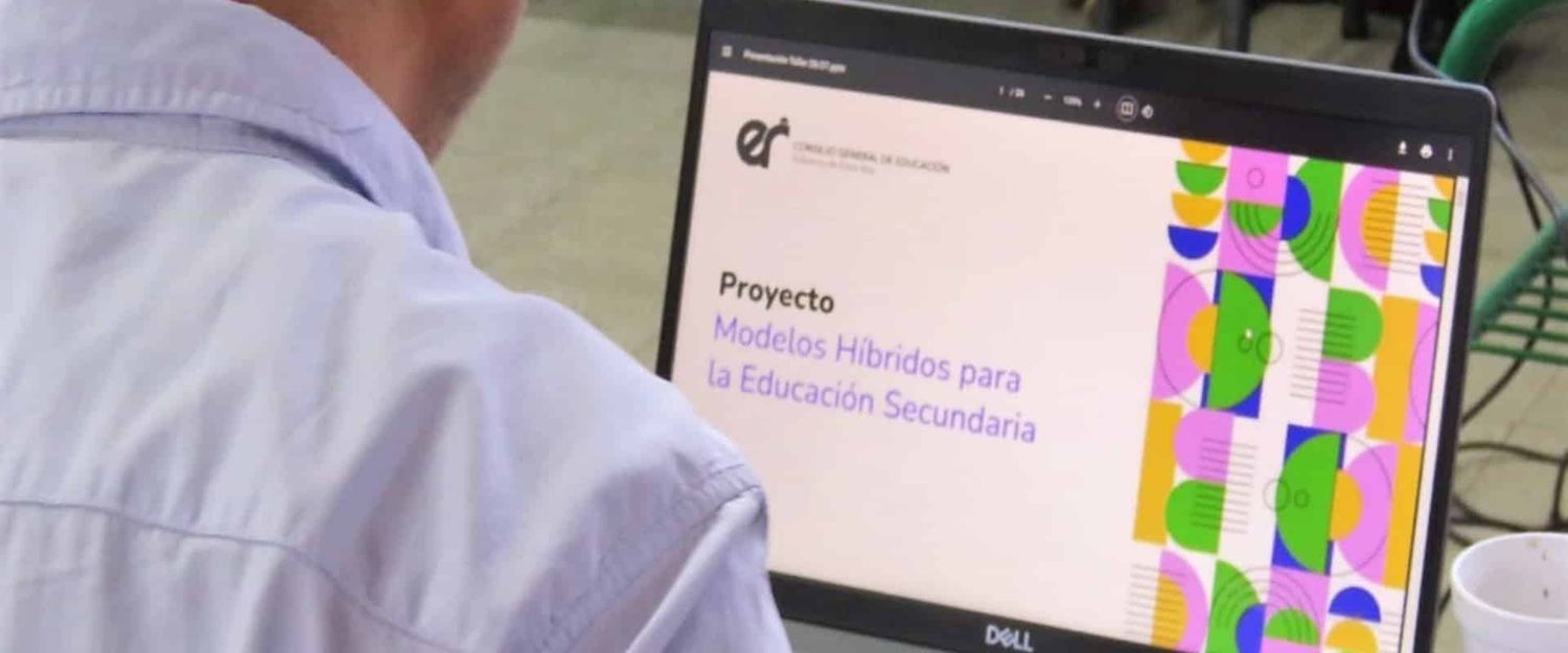 La Escuela Secundaria Nº 8 Enrique Tabossi participa del proyecto de modelos educativos híbridos