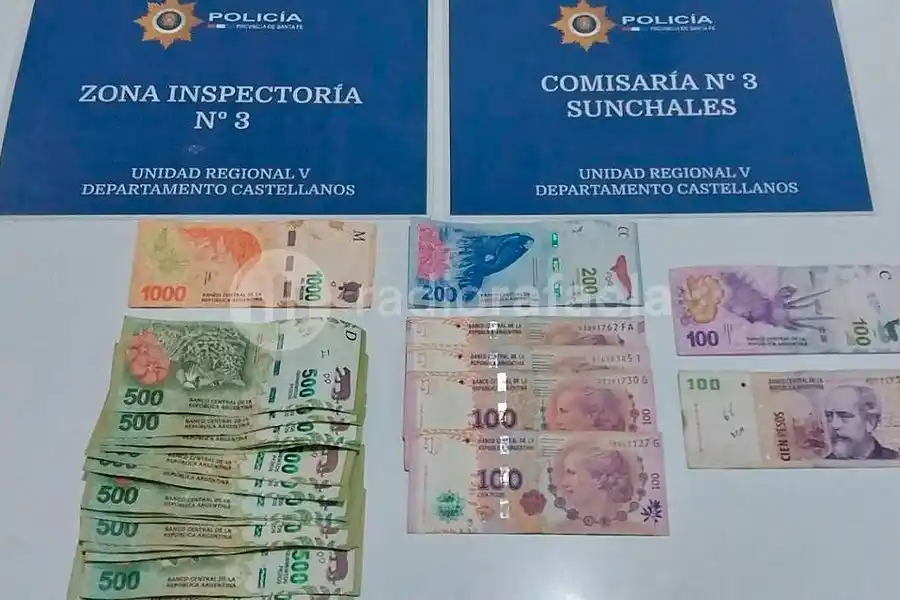 Reconocido delincuente de Sunchales se robó una caja registradora de un comercio