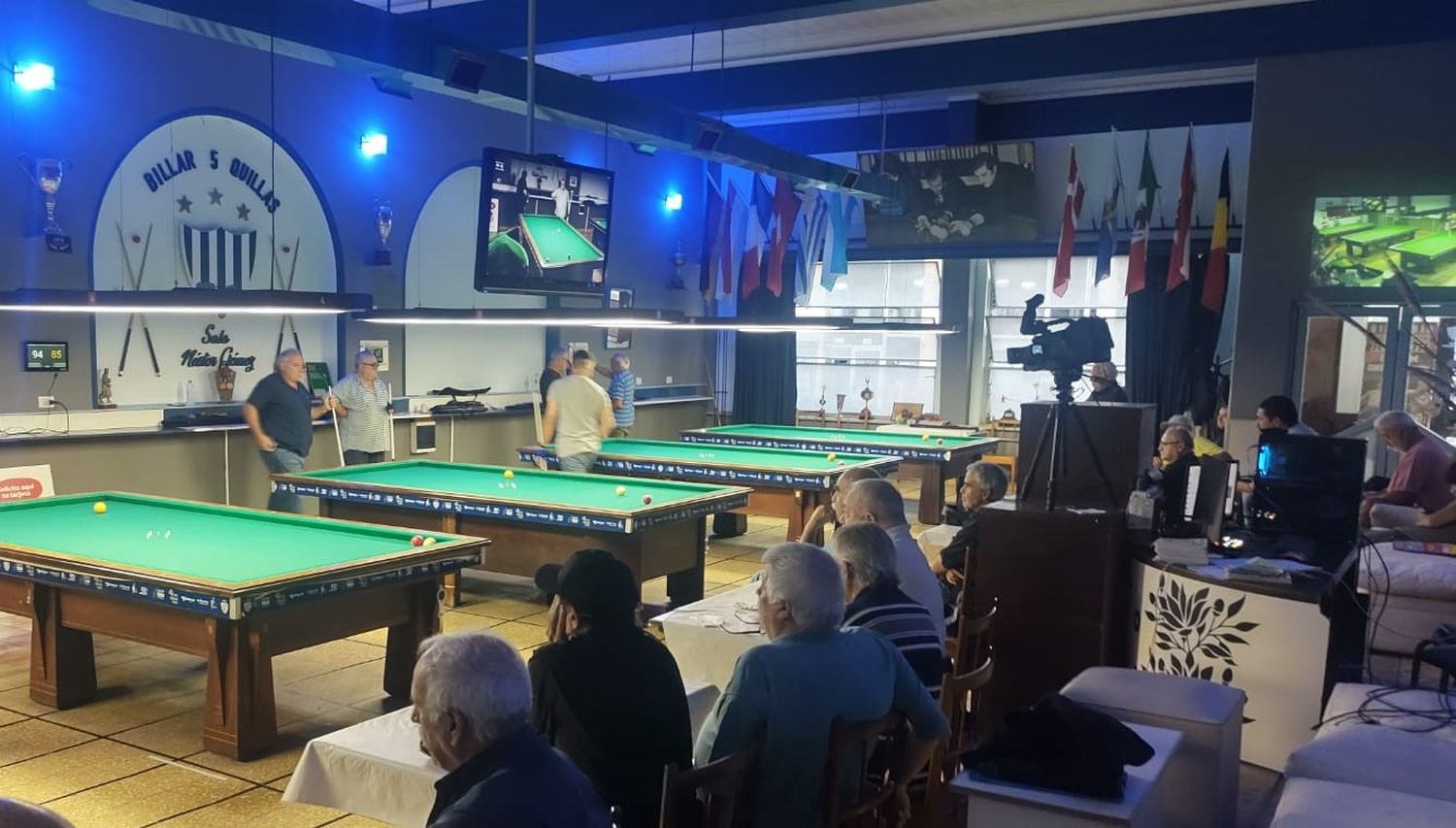 La Sala "Néstor Gómez" del Club Rivadavia