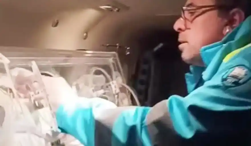 Vuelos sanitarios: dos bebas fueron trasladadas desde Dolores y Trenque Lauquen hacia La Plata