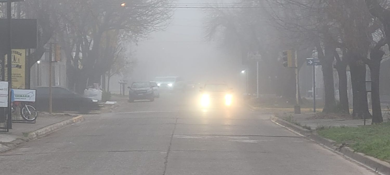 Mañana con neblina: en la ruta está peor