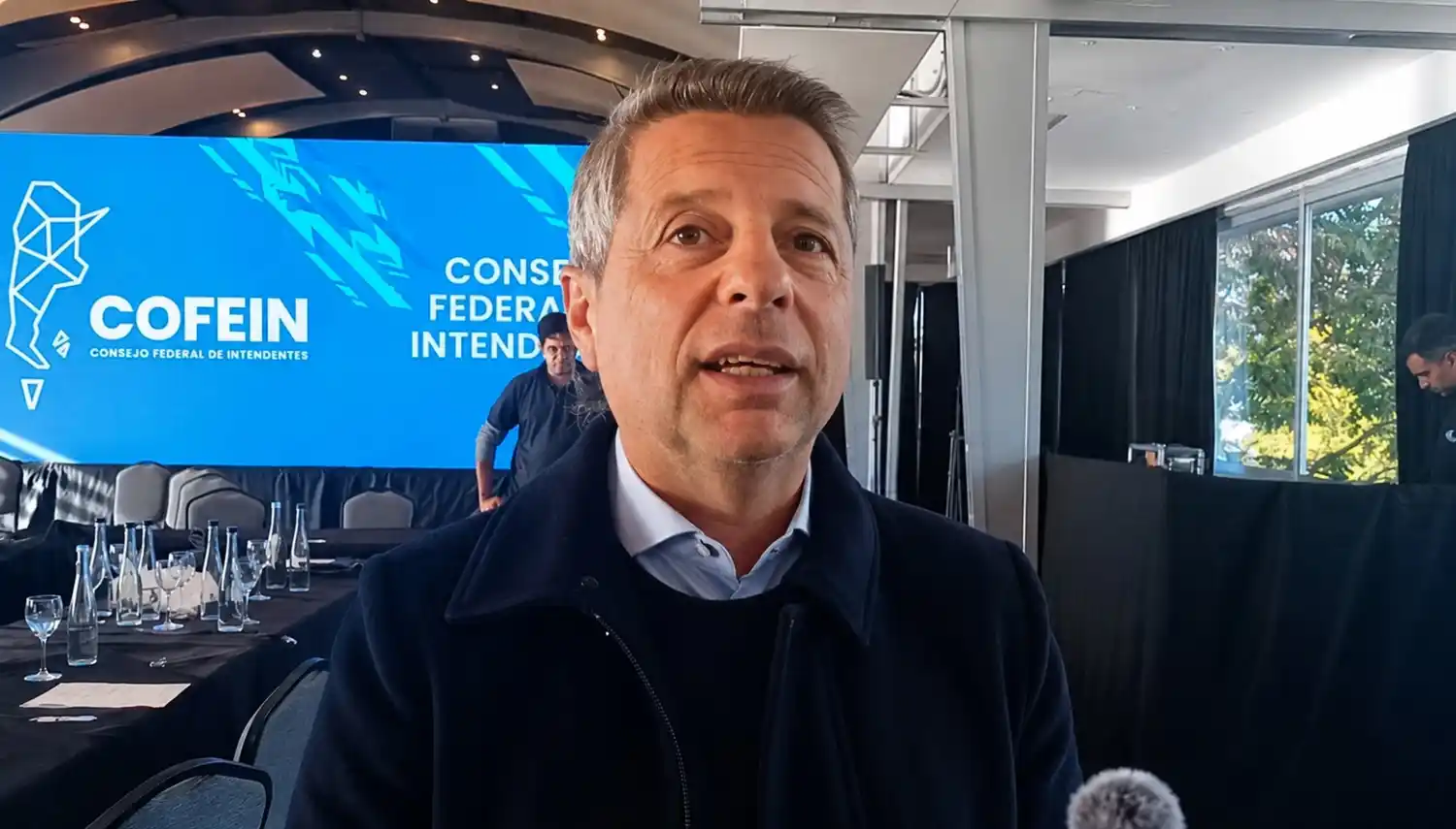 Bernarte reclamó por la coparticipación del impuesto a los combustibles.