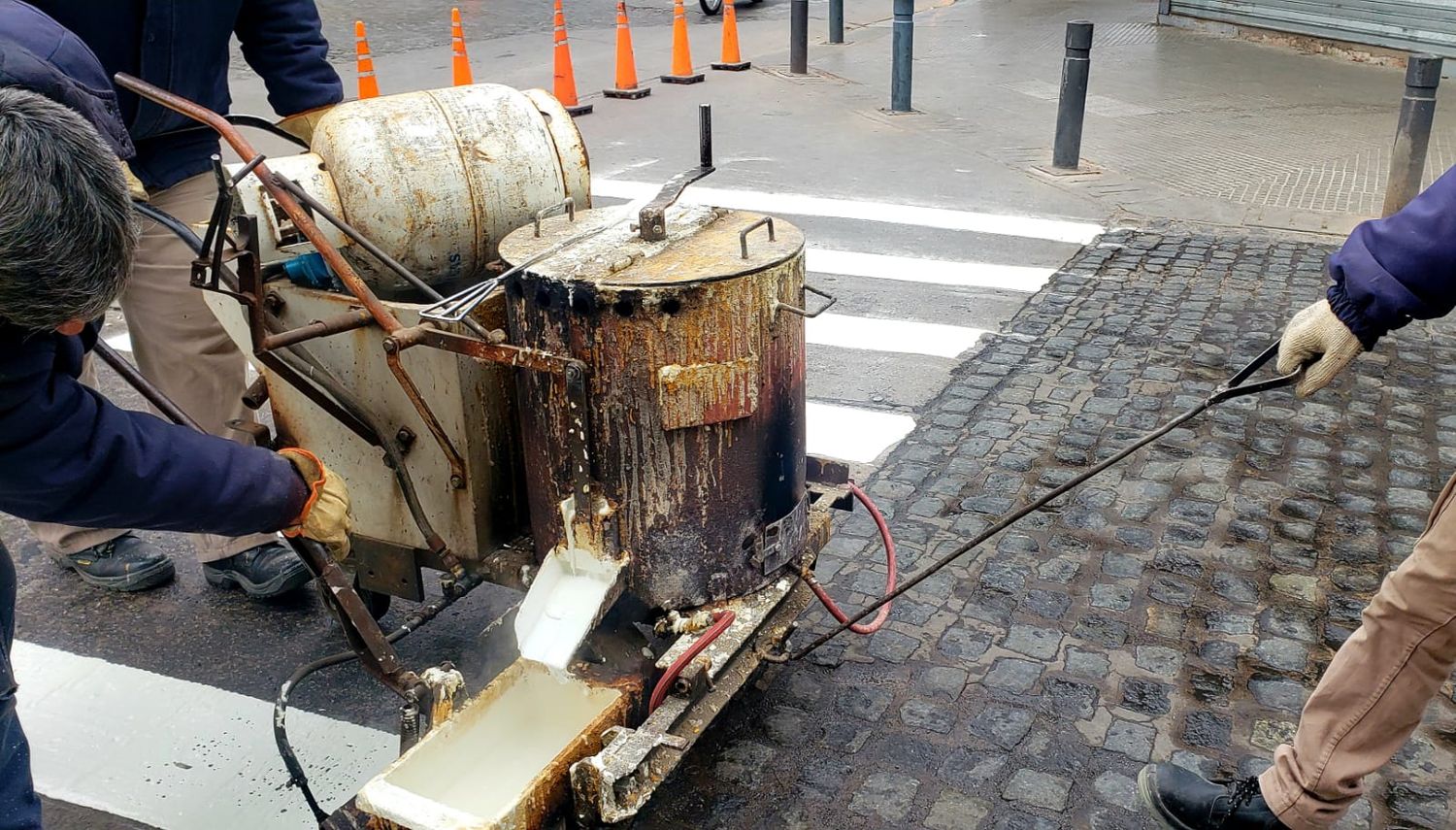 Por tareas de señalización en la avenida España, habrá cortes parciales de tránsito este martes