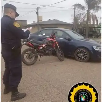 Siniestro vial en la intersección de Rivadavia y Perú