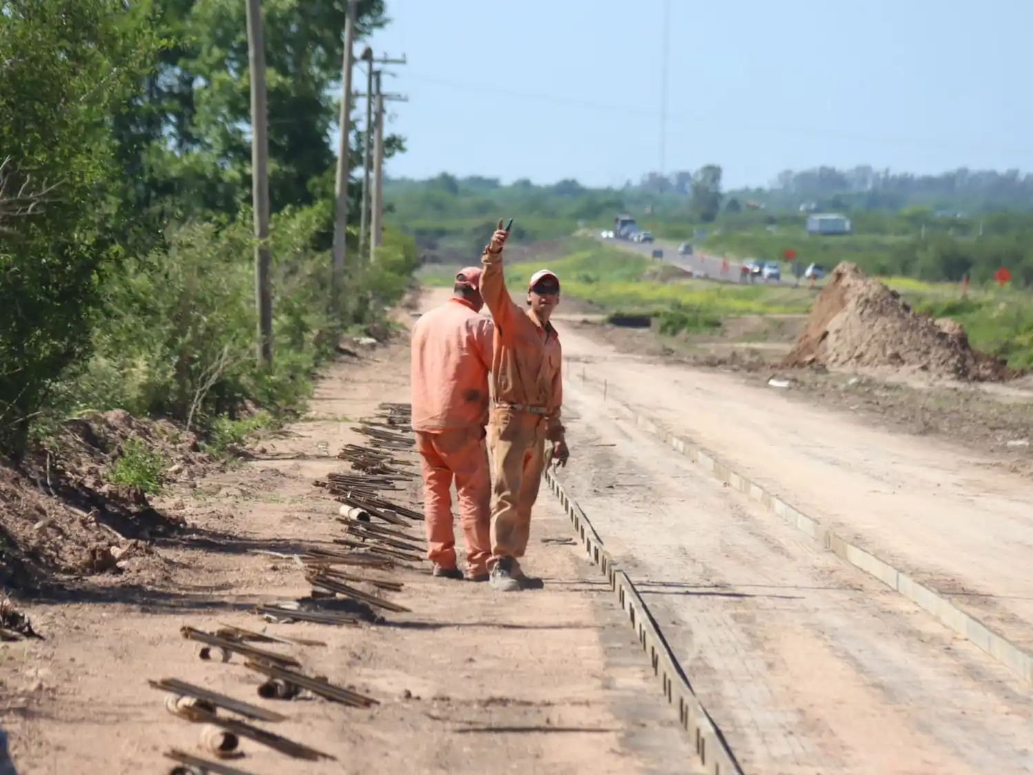 Avanzan los trabajos para la reconstrucción y puesta a punto del Acceso Norte a la ciudad