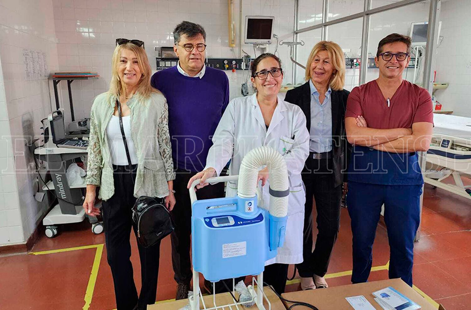 Super Tenedores donó un importante artefacto para la terapia intensiva del Materno