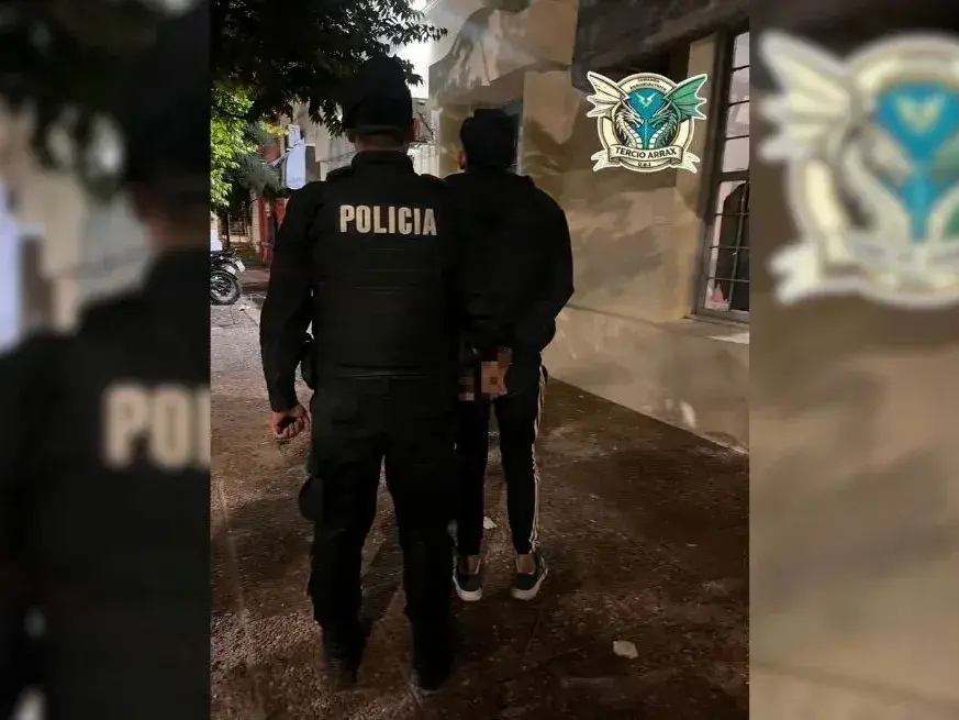 Traslado del detenido a sede policial.