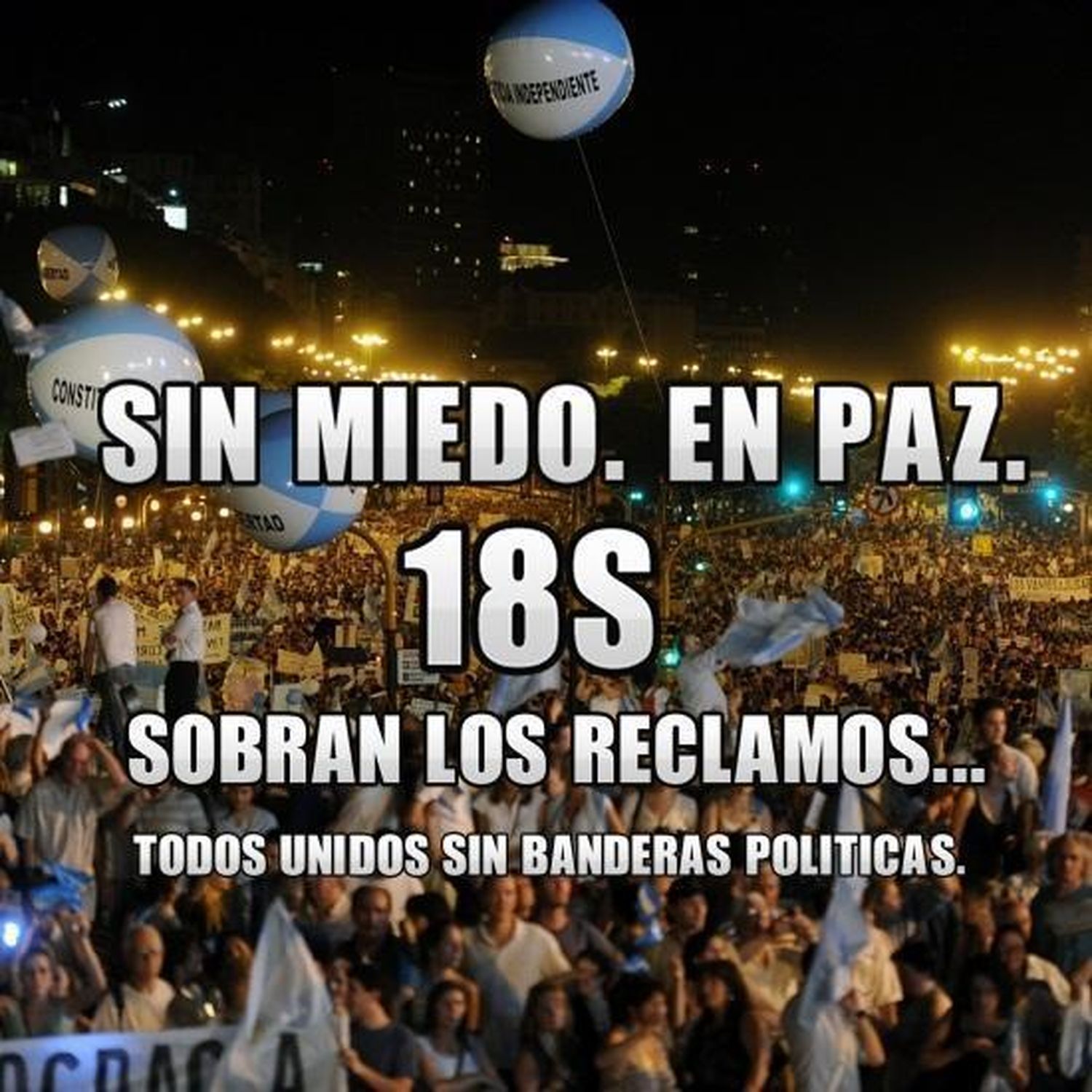#18S: Preparan un "Argentinazo" en contra del Gobierno