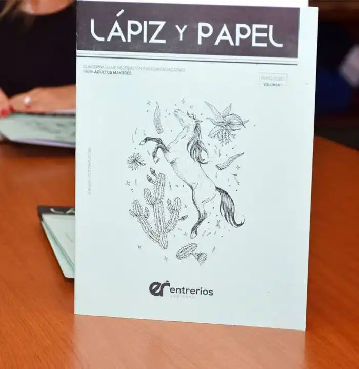 Publicación de cuadernillo recreativo para adultas y adultos mayores