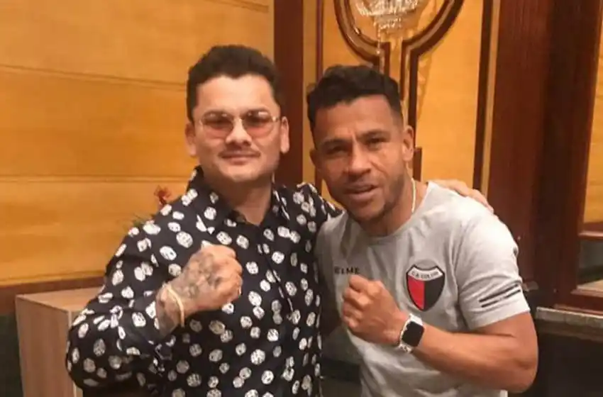 El Chino Maidana visitó al plantel de Colón en Brasil y aseguró: “Creo que salimos campeones”