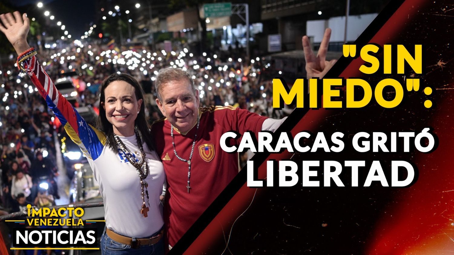 «SIN MIEDO»: Caracas gritó libertad – VIDEO