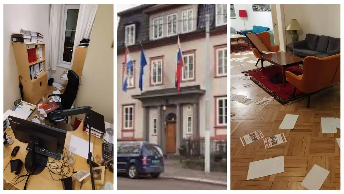 Denuncian vandalización de la embajada de Venezuela en OSLO: van seis esta semana