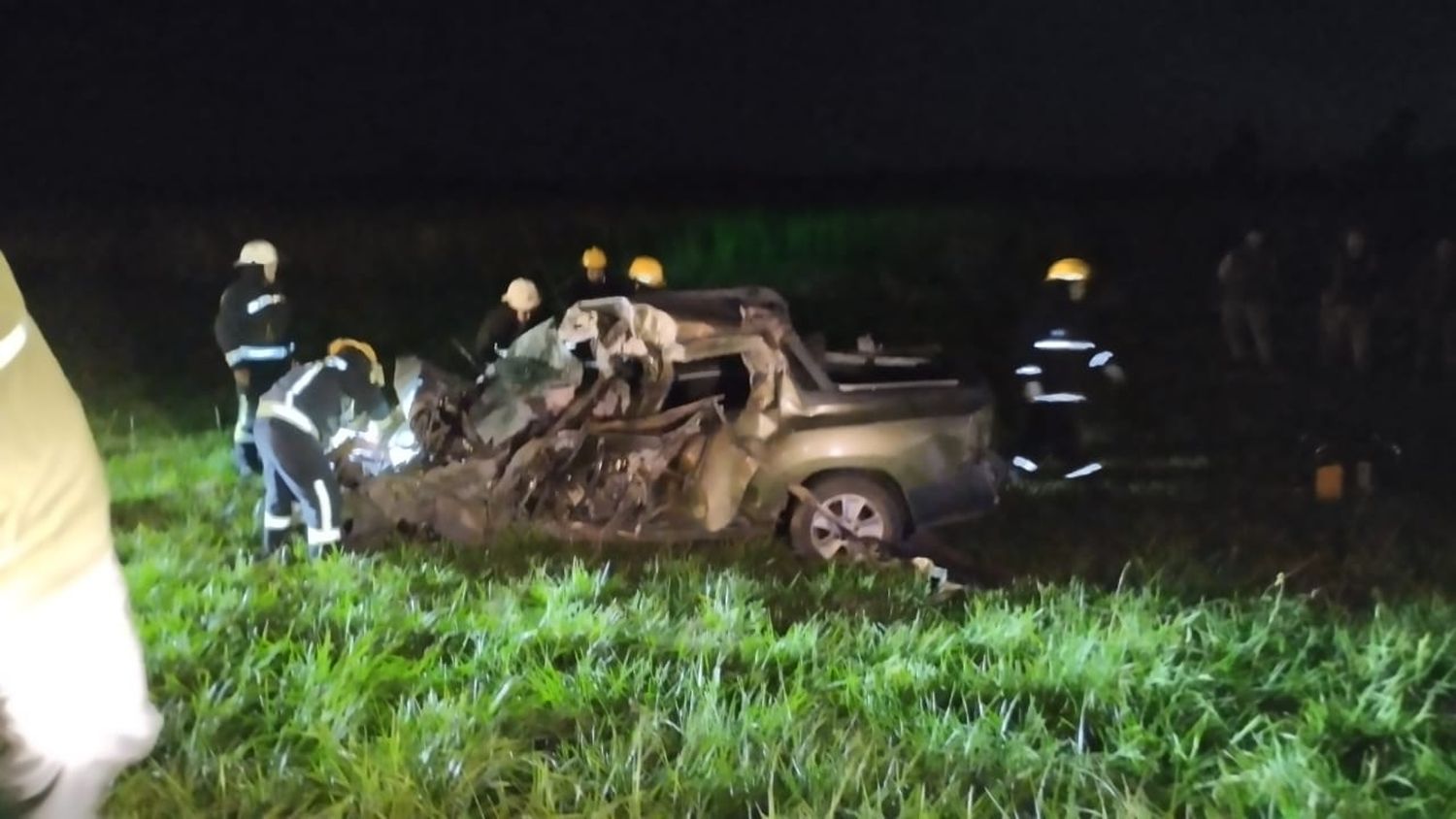 El vehículo en el que se movilizaba la víctima fatal.