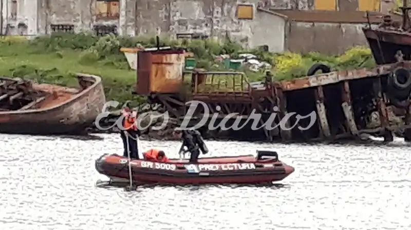 Se iniciaron las tareas previas para reparar el caño emisor
