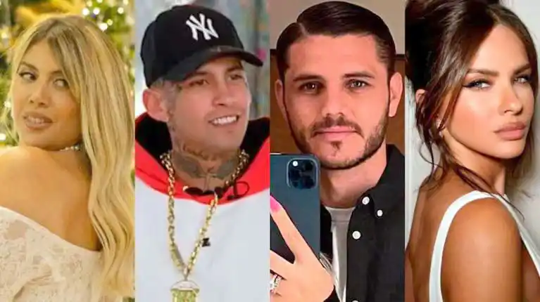 Una novela interminable. Wanda Nara, L – Gante, Mauro Icardi y La China Suárez.