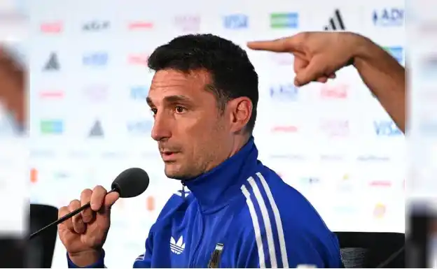 El director técnico de la Selección argentina, Lionel Scaloni
