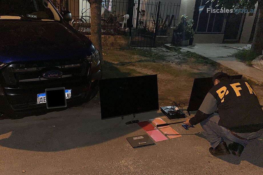 Los allanamientos fueron encabezados por Policía Federal. Foto: Ministerio Público Fiscal.
