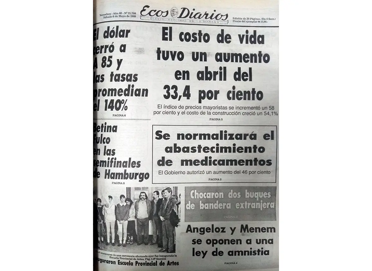 Sábado 6 de mayo de 1989