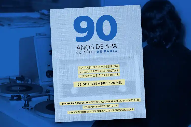 90 años de Radio APA: preparan un programa especial para el 22 de diciembre
