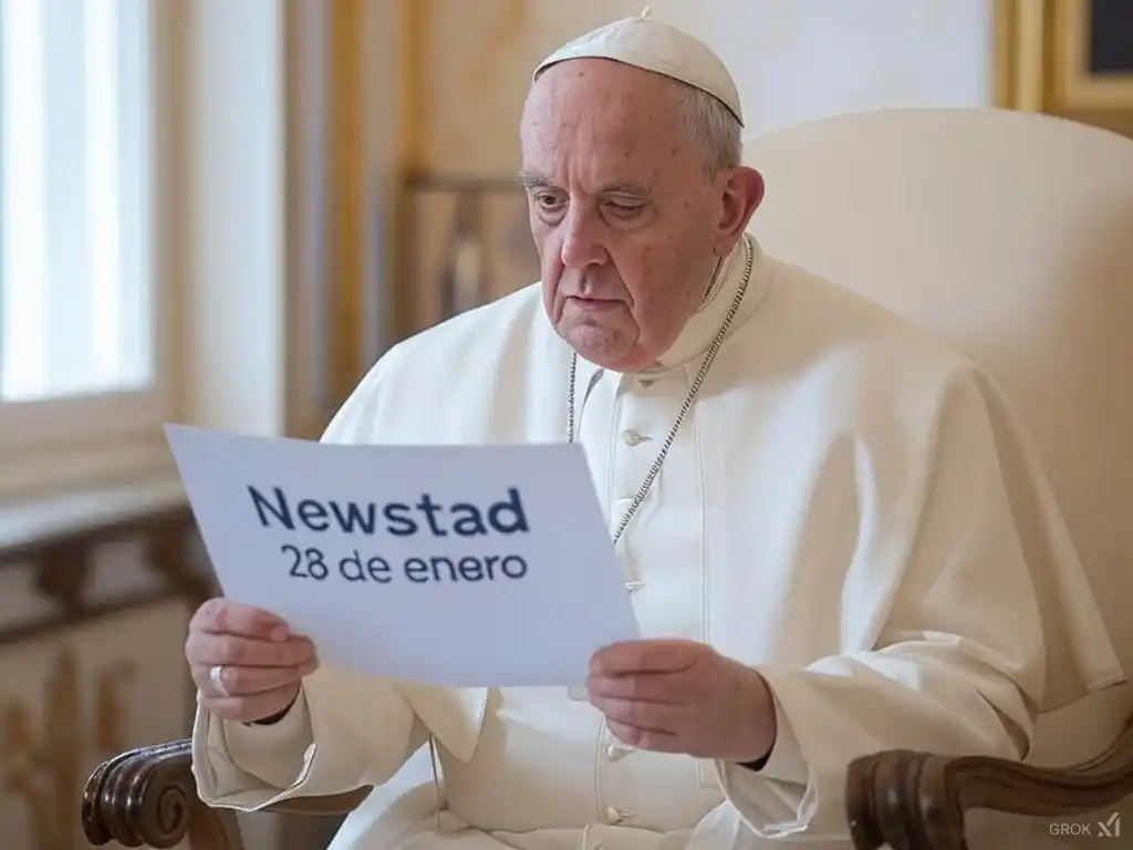 Santoral. Francisco, leyendo el Santoral del 28 de enero.