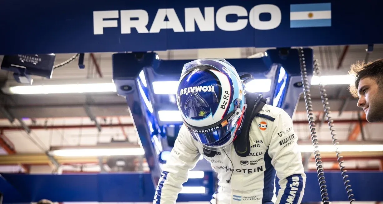 El ritmo de carrera fue lo más positivo de la FP2 para Franco Colapinto. Foto: Gentileza