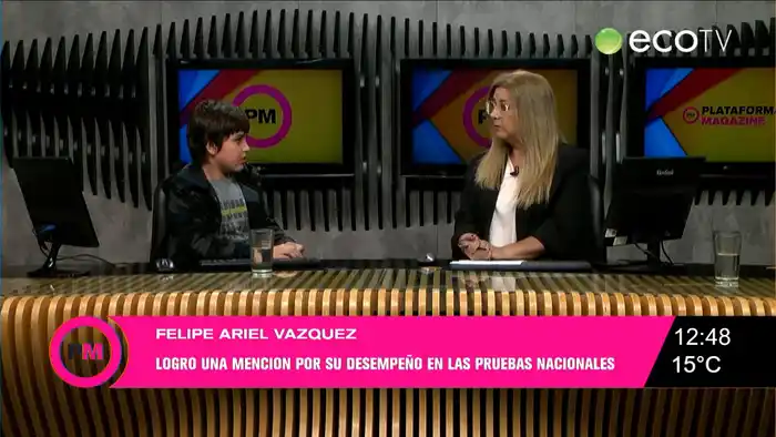 Tiene 11 años y recibió una mención especial en la Prueba Nacional de Matemáticas