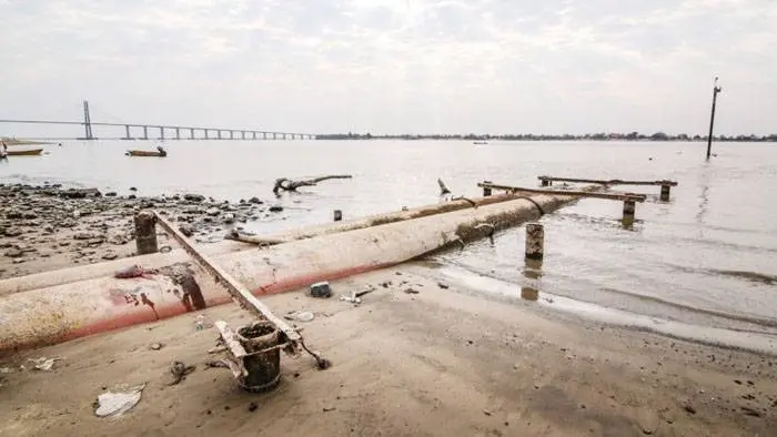 El río Paraná cierra el año con bajantes  históricas en Entre Ríos