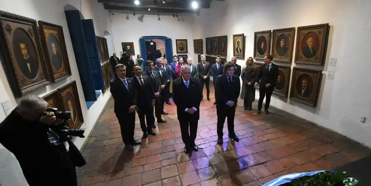 El presidente Milei y su esperada foto junto a los gobernadores. Crédito: Oficina del Presidente.