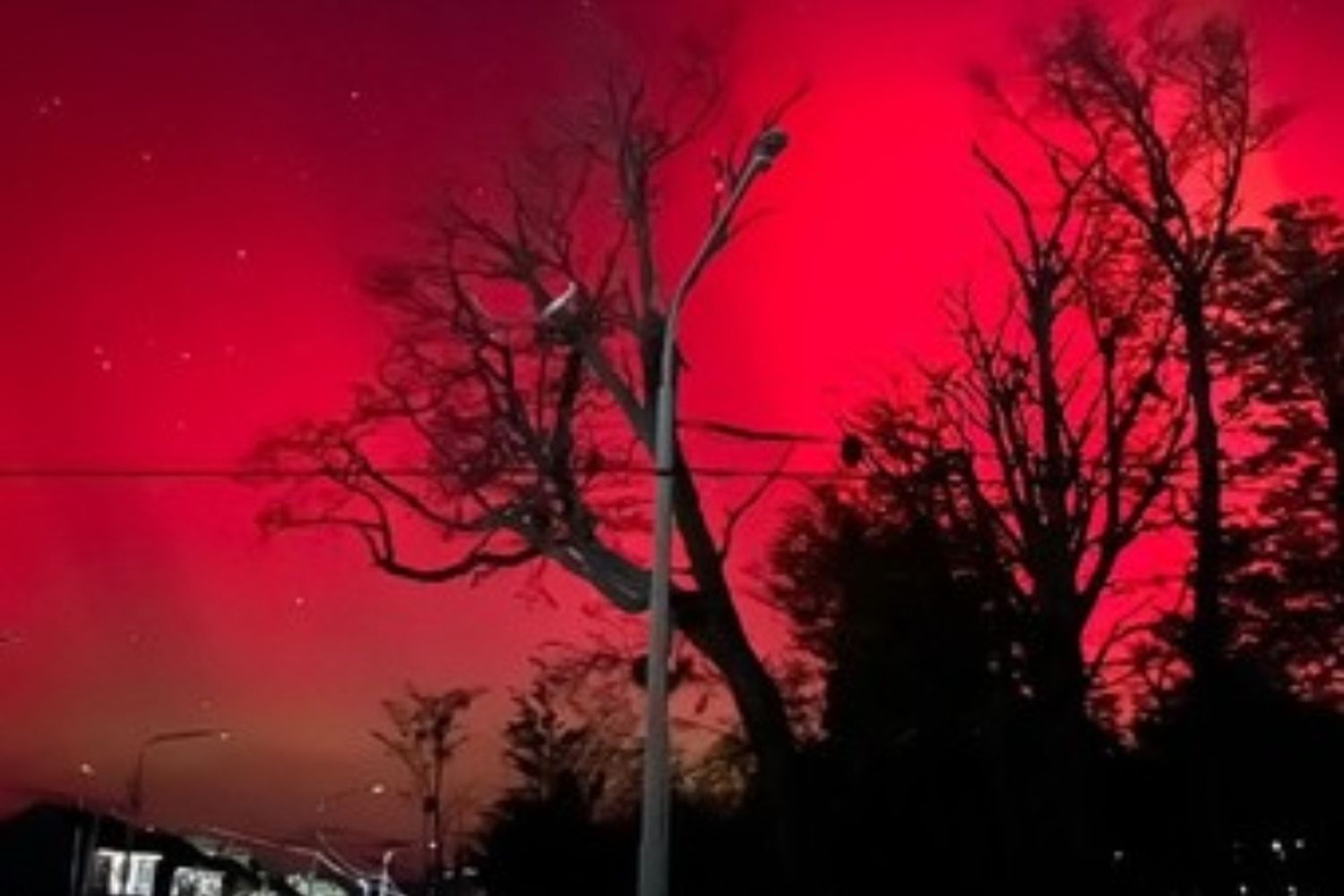 Una tormenta solar generó auroras visibles desde varios puntos de Argentina