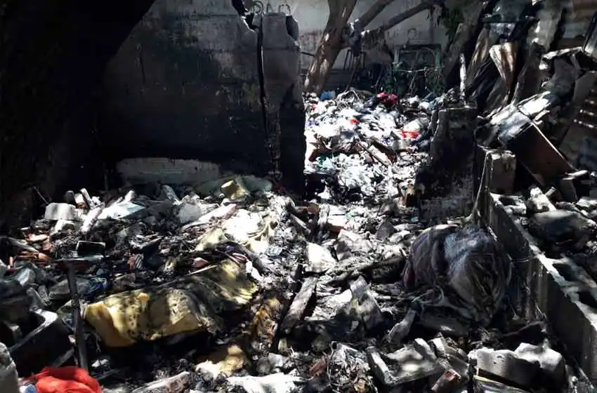 Confuso incendio en una vivienda tras una discusión de pareja