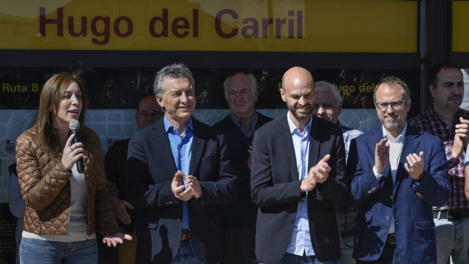 Macri inauguró el Metrobus de Tres de Febrero y usó una frase peronista: "Hoy es un día Cambiemos"