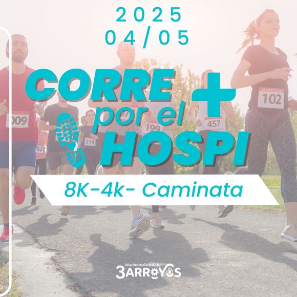 Corre por el Hospi: último día para inscribirse a un valor especial
