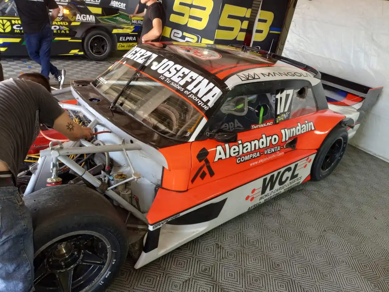 El 13 de la suerte: Tartaglino logró su debut en el TC Pista Mouras