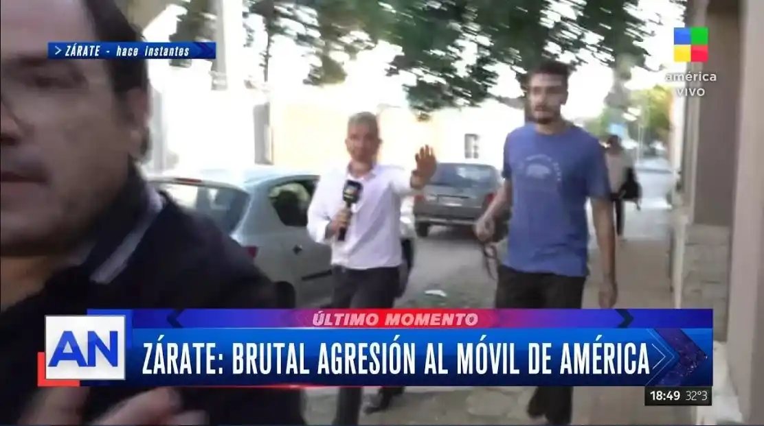 Los Thomsen atacaron de nuevo: así agredieron un móvil y le partieron la cara a un periodista