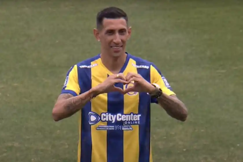 Di María volvió a Central: "Ser campeón con Central es lo único que me falta"