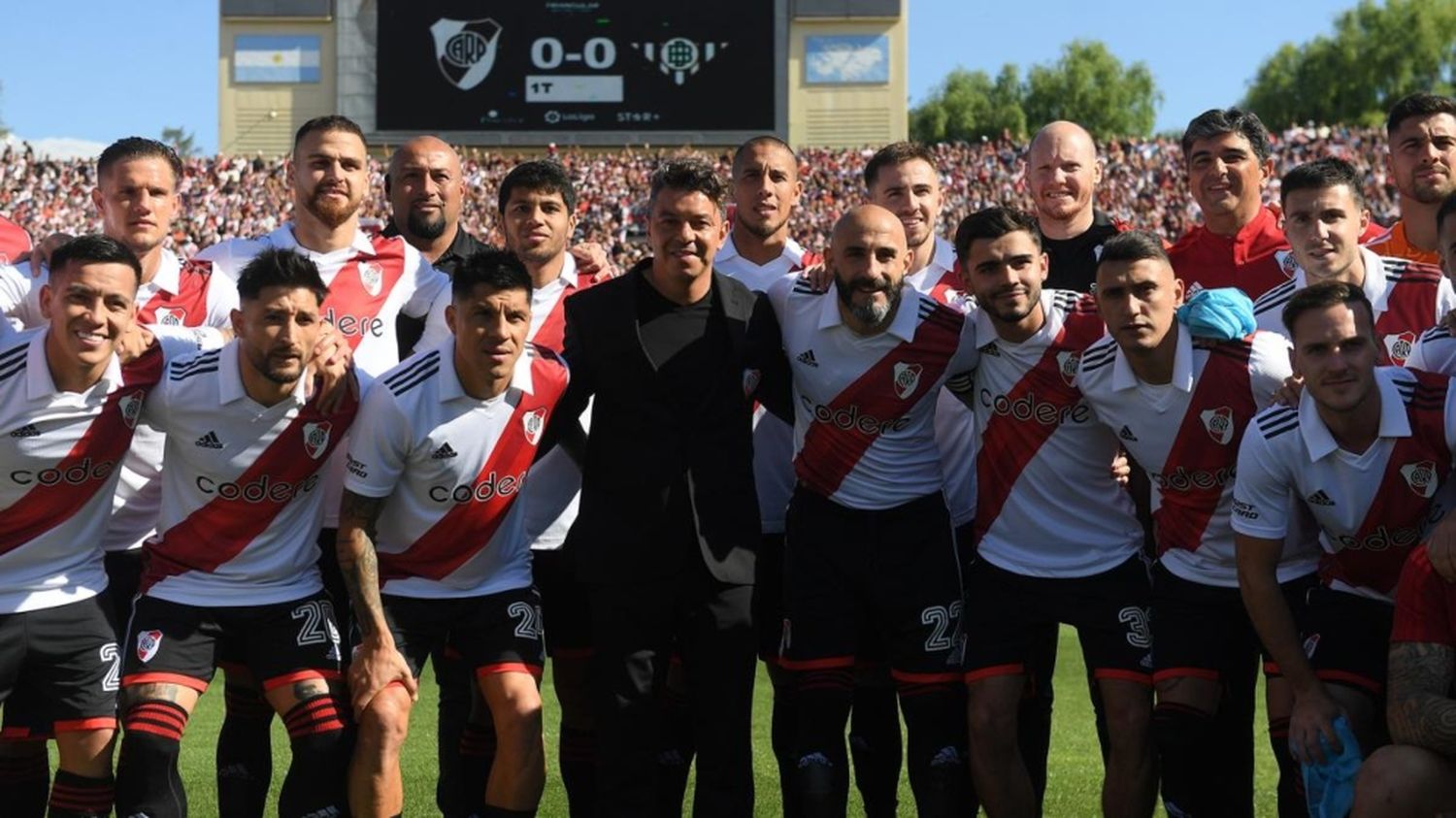 River goleó al Betis de España, en la despedida de Gallardo