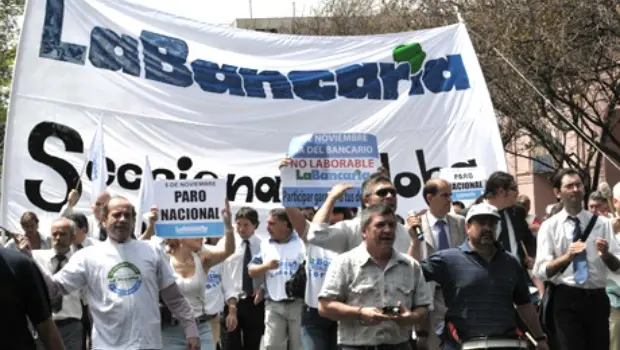 Bancarios van al paro nuevamente esta semana