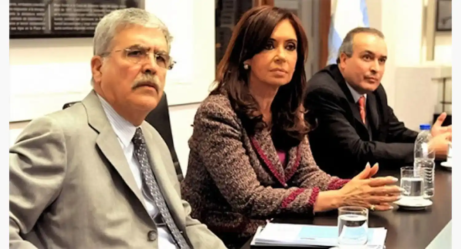 Cristina, De Vido y José López, involucrados en la causa. Foto: Télam